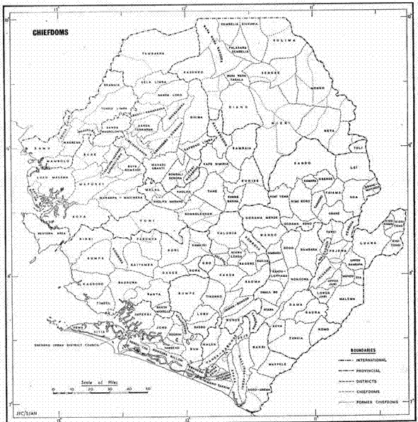 Sierra Leone Chiefdoms