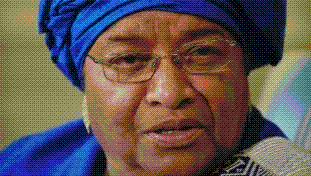 Liberian President Ellen Johnson-Sirleaf