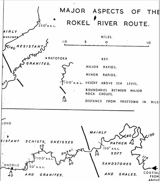 Major Aspects of the Rokel River Route