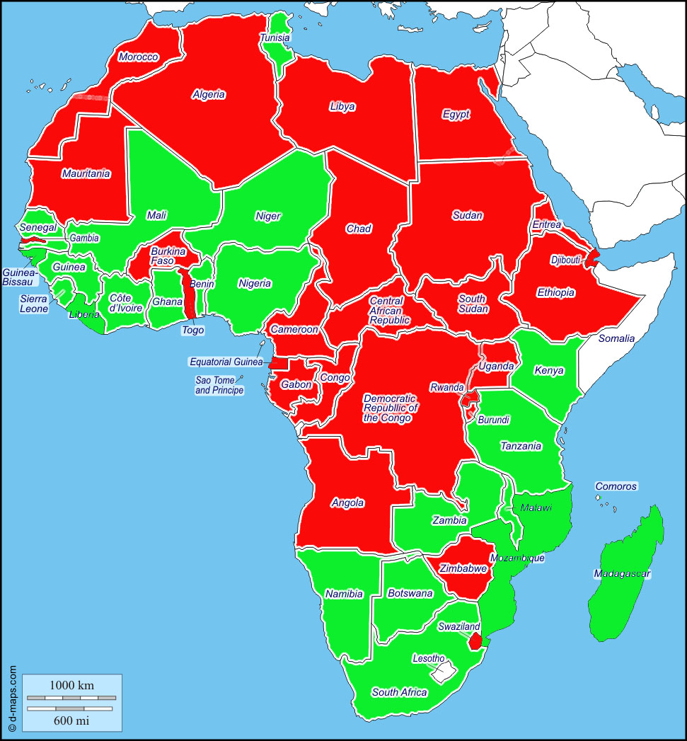 2015 Africa Democracy Map