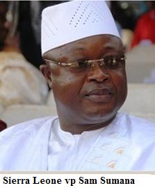 Sierra Leone vice president Sam Sumana