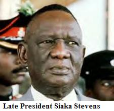 Late President Siaka Stevens