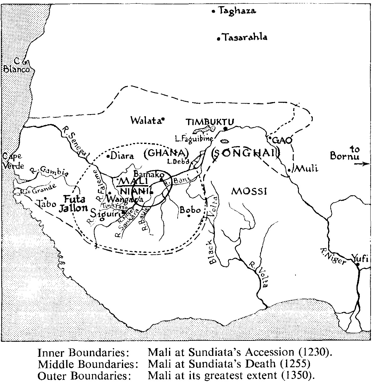 map of ancient Mali